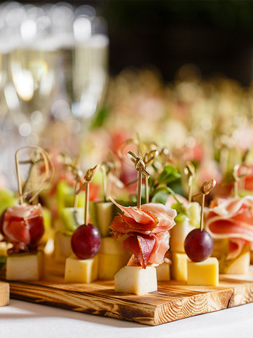 Foto vom Fingerfood einer Hochzeit im Forum Hameln