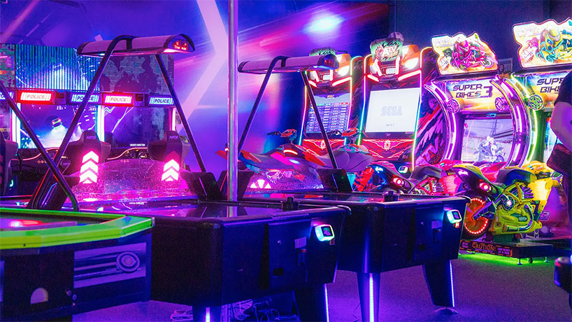 Das STRIKE Entertainment Center in Bildern Game Palace, der Arcade Bereich im STRIKE Entertainment Center